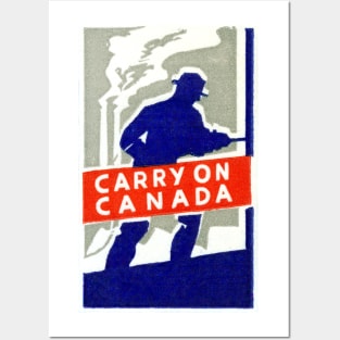 WWII Carry On Canada Posters and Art